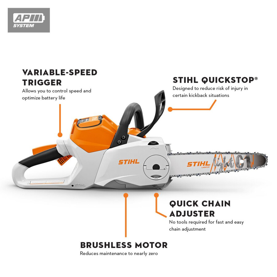 tronçonneuse à batterie msa 160