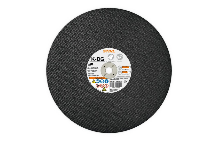 k-dg - meule abrasive — asphalte et fonte ductile