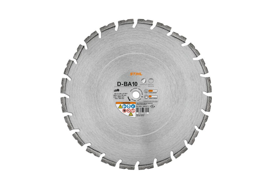 roue diamantée d-ba - asphalte