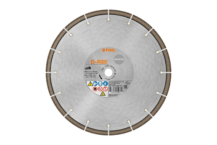 disque de coupe diamanté d-r80 rescue