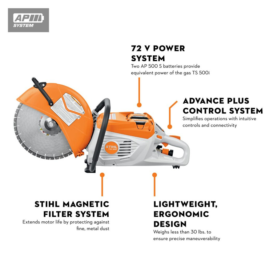 machine de découpe à batterie tsa 500