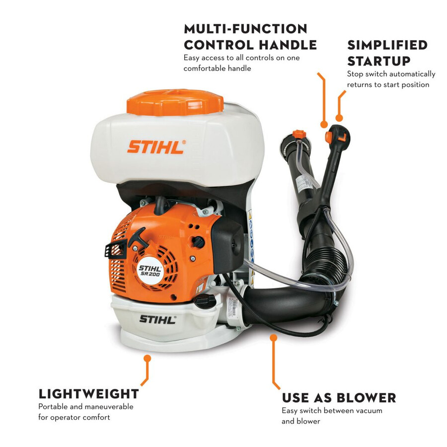 pulvérisateur à dos à essence sr 200