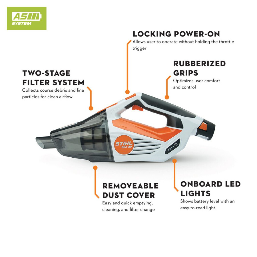 aspirateur à main sans fil sea 20